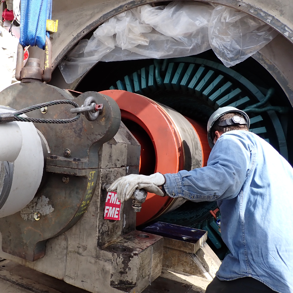 Steam Turbine Inspections Field Machining